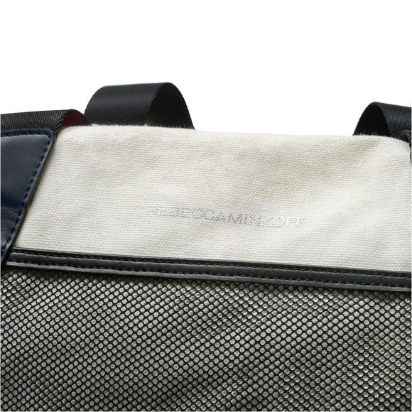 REBECCA MINKOFF Small Subway Tote Bag in Cream/Electric Pink - Picture 8 of 10